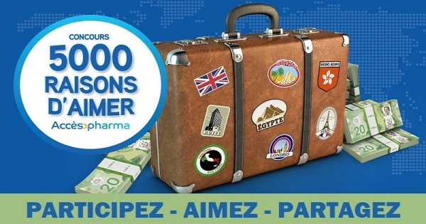 Concours Gagnez 5000$ en voyage! Concours Gagnez 5000$ en voyage!