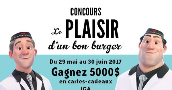 Concours Gagnez 5000$ en Cartes-Cadeaux IGA Concours Gagnez 5000$ en Cartes-Cadeaux IGA