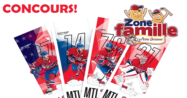 Concours gagnez une paire de billets pour un match des Canadiens de