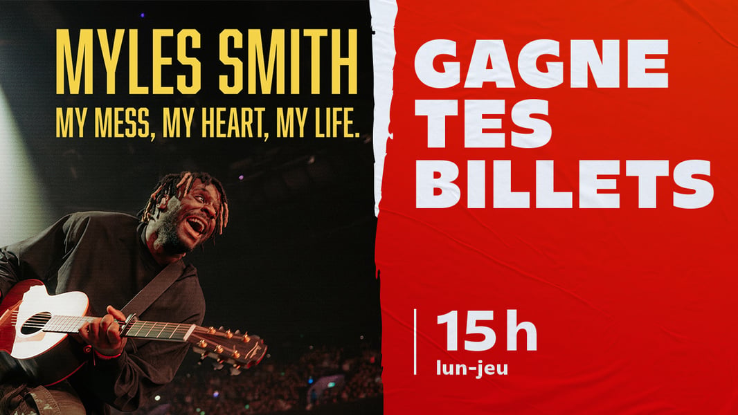 Concours 96,9 CKOI Gagnez vos billets pour Myles Smith!