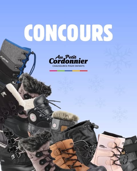 Concours Au Petit Cordonnier - Gagnez une nouvelle paire de bottes pour vos enfants ! Concours Au Petit Cordonnier - Gagnez une nouvelle paire de bottes pour vos enfants !