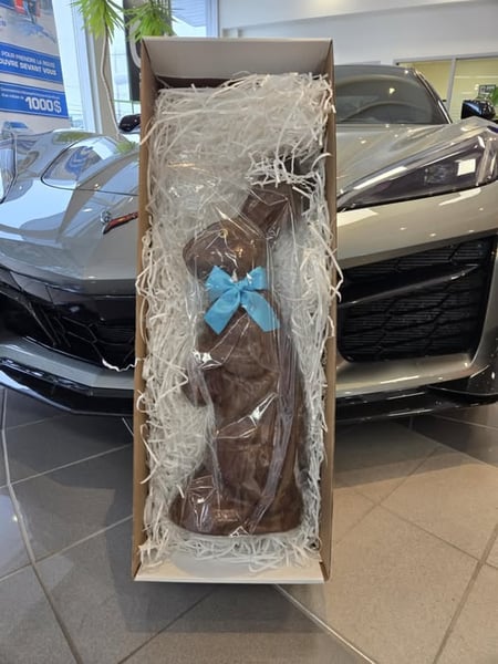 Concours Bérubé GM -  Gagnez un lapin en chocolat géant!