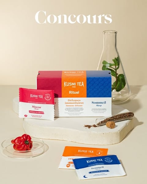 Concours BIEN-ETRE - Remportez le Coffret Rituel Kusmi Tea!