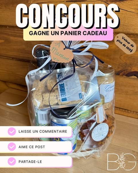 Concours Bleuetière Goulet - Gagnez un panier cadeau d'une valeur de plus de 100$ à l'occasion de la Fête des Mères! Concours Bleuetière Goulet - Gagnez un panier cadeau d'une valeur de plus de 100$ à l'occasion de la Fête des Mères!