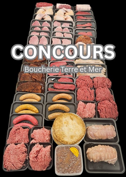 Concours Boucherie Terre et Mer Magnifique Boîte Économique d'une Valeur de 400 $