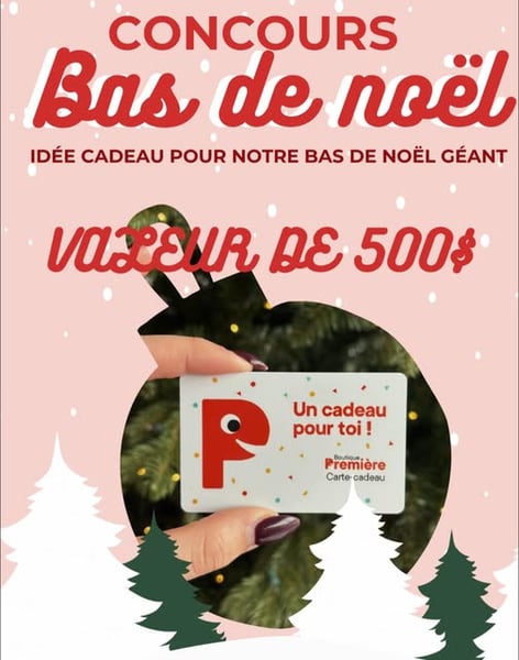 Concours Calendrier de l'Avent Boutique Première