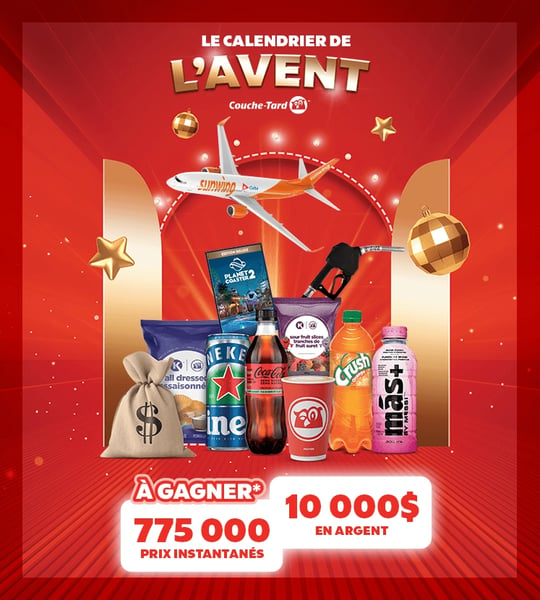 Concours CALENDRIER DE L’AVENT COUCHE-TARD