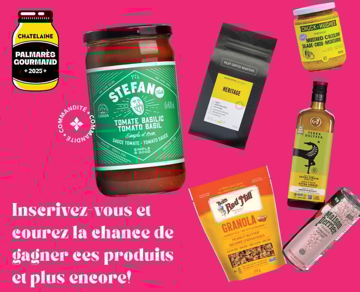 Concours Châtelaine - Gagnez un assortiment de produits de notre Palmarès gourmand ! Concours Châtelaine - Gagnez un assortiment de produits de notre Palmarès gourmand !