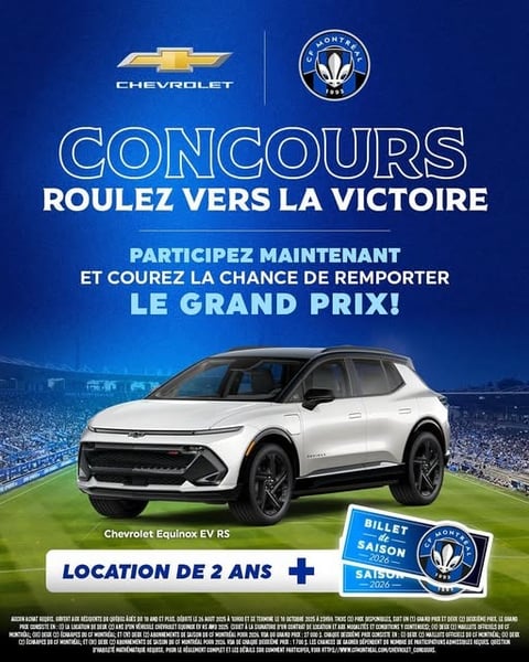 Concours CHEVROLET & CFMTL ! Concours CHEVROLET & CFMTL !