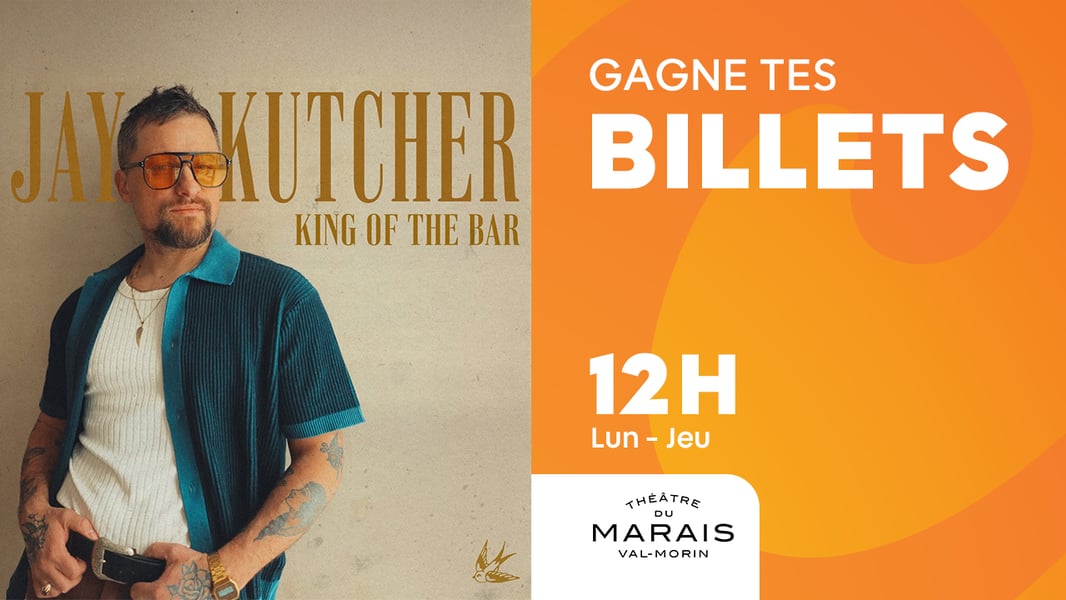 Concours CIME FM Gagnez vos billets pour Jay Kutcher au Théâtre du Marais!