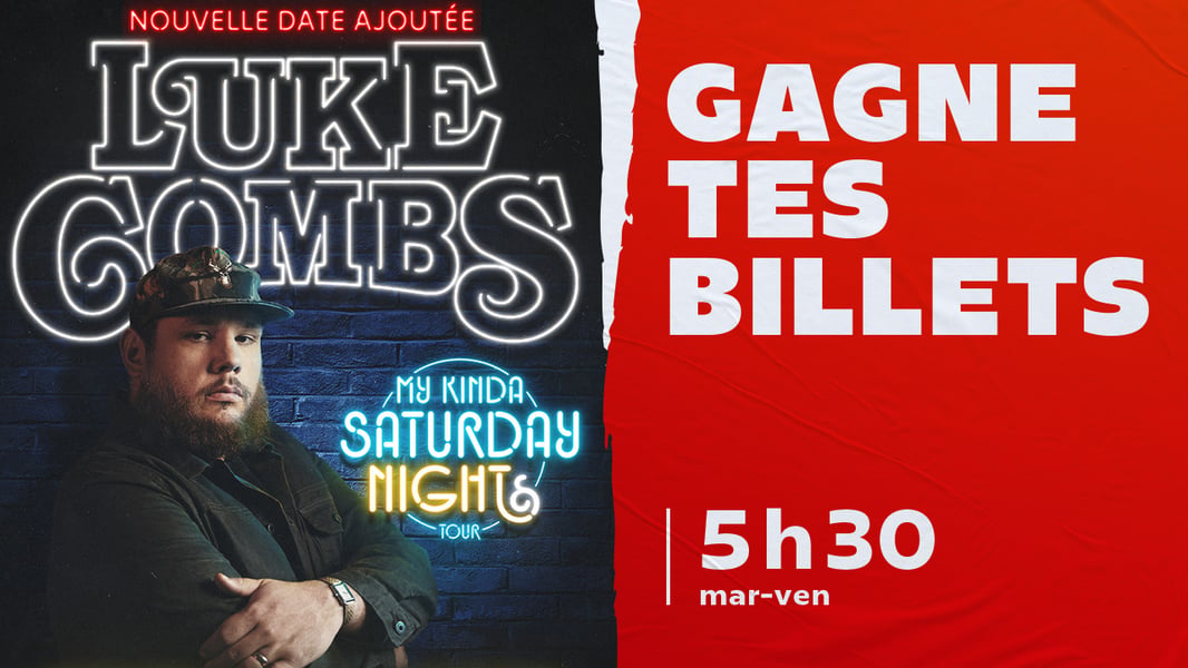 Concours Ckoi 96,9 Gagnez une paire de billets pour Luke Combs!
