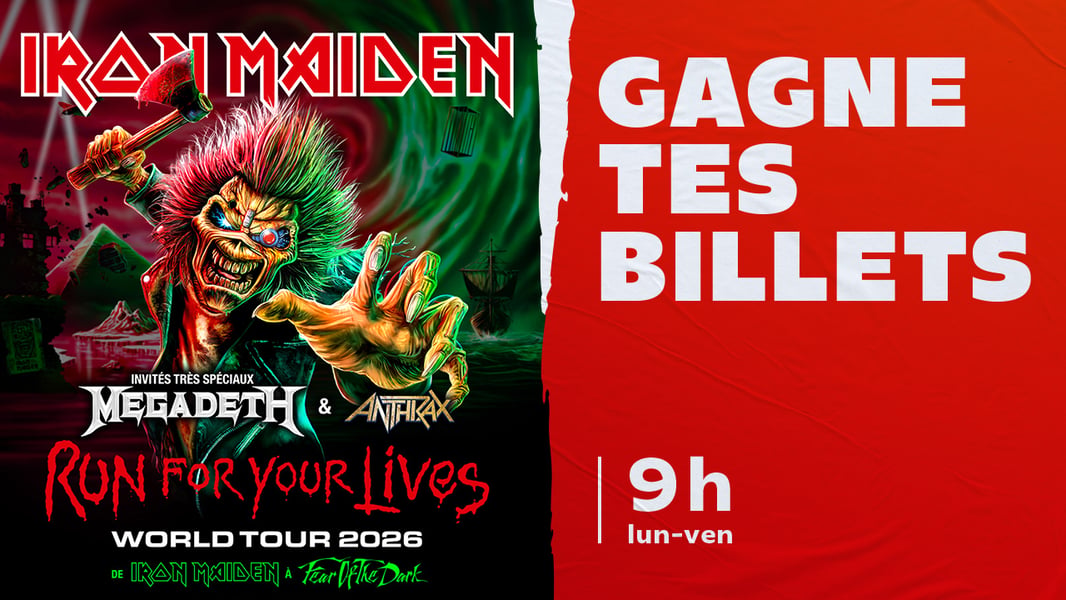 Concours CKOI 96,9 Gagnez vos billets pour Iron Maiden!