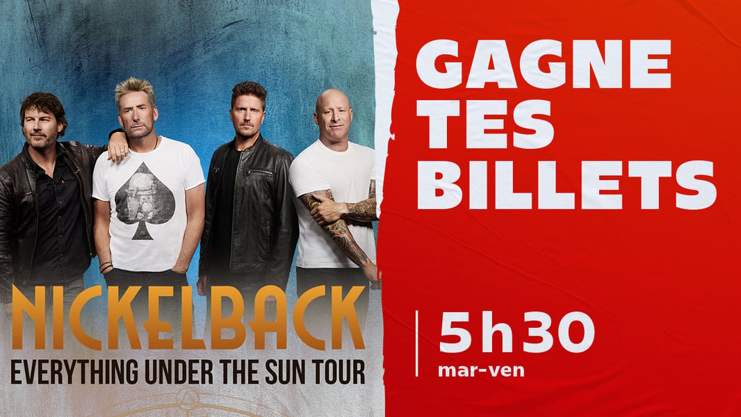Concours CKOI 96,9 Gagnez vos billets pour Nickelback!