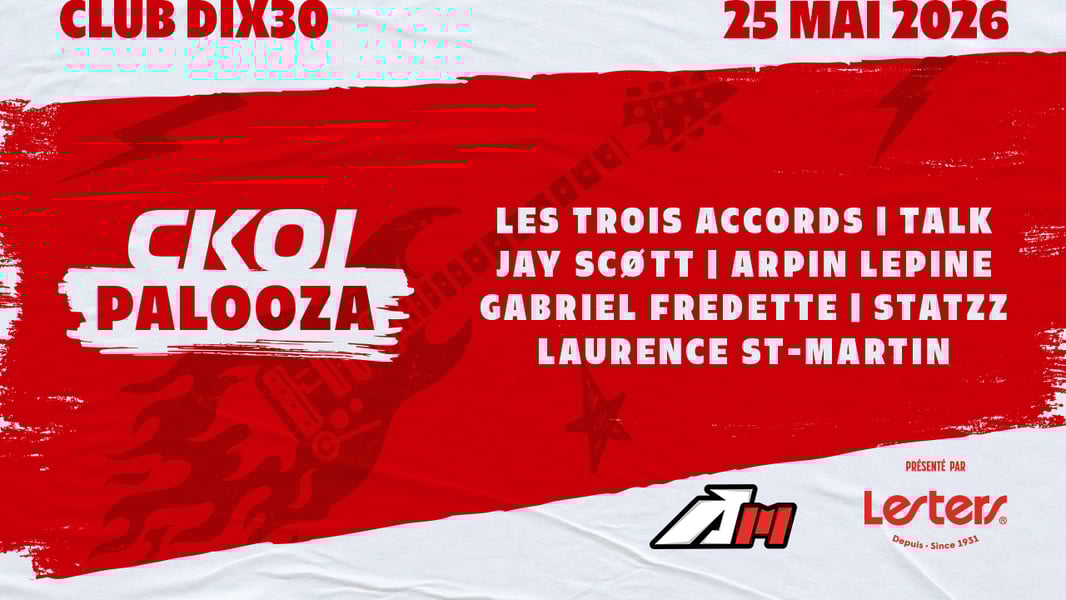 Concours CKOI 96,9 Gagnez vos places exclusives pour le CKOI Palooza!