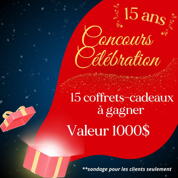 Concours Coffrets Prestige Giftbox - 15 COFFRETS-CADEAUX à gagner d’une valeur de 1000$!