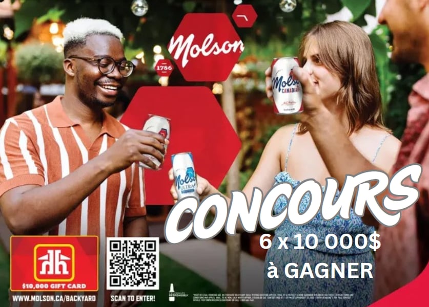Concours MOLSON et HOME HARDWARE - LA COUR ARRIÈRE Concours MOLSON et HOME HARDWARE - LA COUR ARRIÈRE