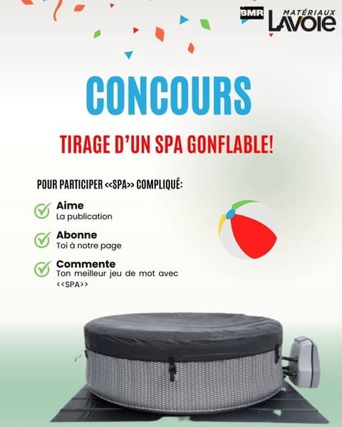 Concours Détente à Matériaux Lavoie! Concours Détente à Matériaux Lavoie!