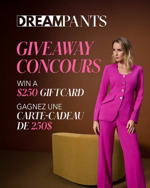 Concours Dream Pants - Gagnez une carte cadeau Dream Pants de 250 $!