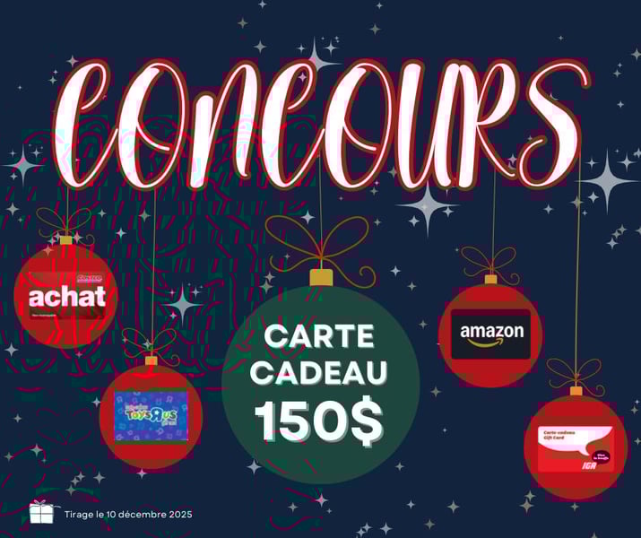Concours Équipe Romain - Une Carte-Cadeau de 150$ à GAGNER