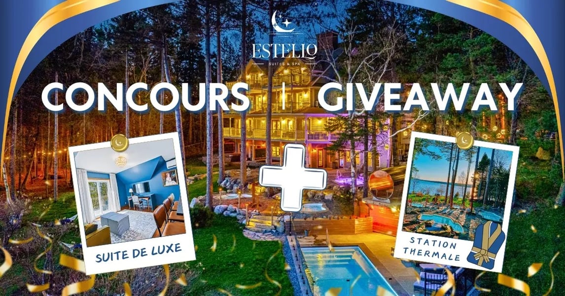 Concours ESTELLO SUITES & SPA  - GAGNEZ UNE ESCAPADE INOUBLIABLE POUR 2 PERSONNES !