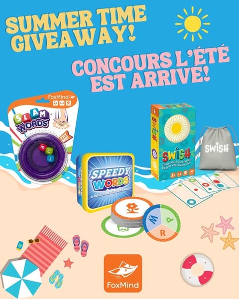 Concours FoxMind - Gagnez l'un des 3 ensembles de ces jeux coups de cœur! Concours FoxMind - Gagnez l'un des 3 ensembles de ces jeux coups de cœur!