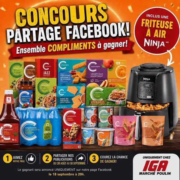 Concours Friteuse à Air Ninja - IGA Marché Poulin