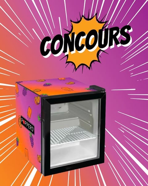 Concours GAGNE TON MINI FRIGO POPPERS ! Concours GAGNE TON MINI FRIGO POPPERS !