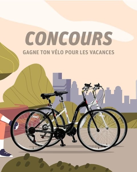 Concours GAGNE TON VÉLO POUR LES VACANCES! Concours GAGNE TON VÉLO POUR LES VACANCES!