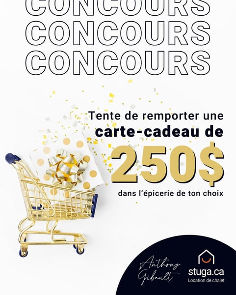 Concours Gagne une carte cadeau d’épicerie de ton choix d’une valeur de 250$!