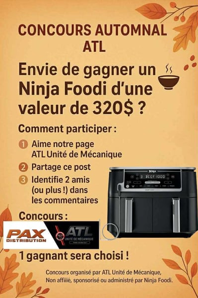 Concours Gagner un Ninja Foodi d’une valeur de 320$ Concours Gagner un Ninja Foodi d’une valeur de 320$