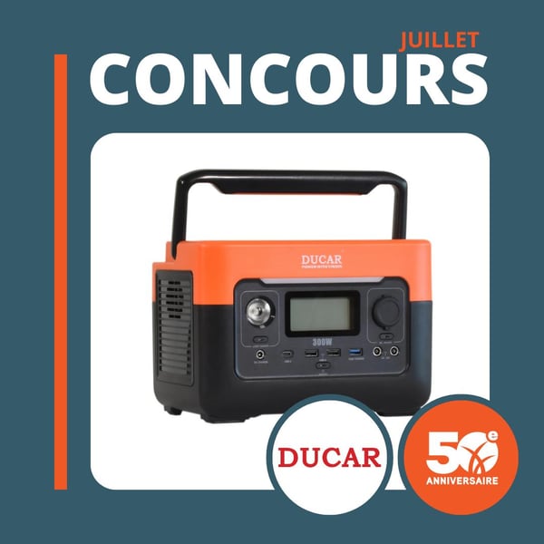 Concours Gagner une station d’alimentation portable PS300 Ducar Concours Gagner une station d’alimentation portable PS300 Ducar