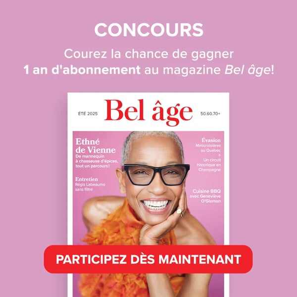 Concours Gagnez 1 an d’abonnement au magazine Bel âge!