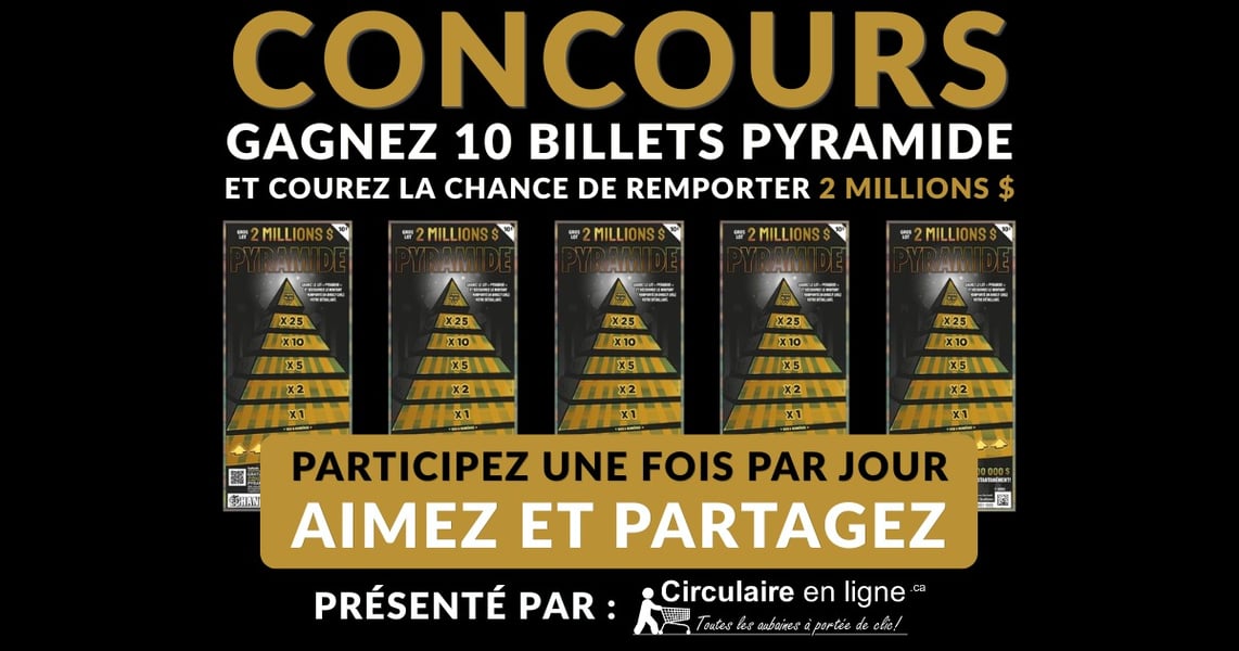 Concours Gagnez 10 Billets Pyramide!