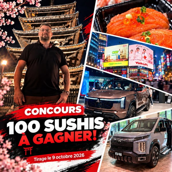 Concours Gagnez 100 sushis chez Odori comptoir japonais!