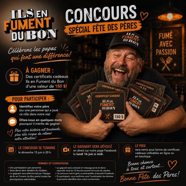Concours Gagnez 150$ en certificats-cadeaux Ils en Fument du Bon!