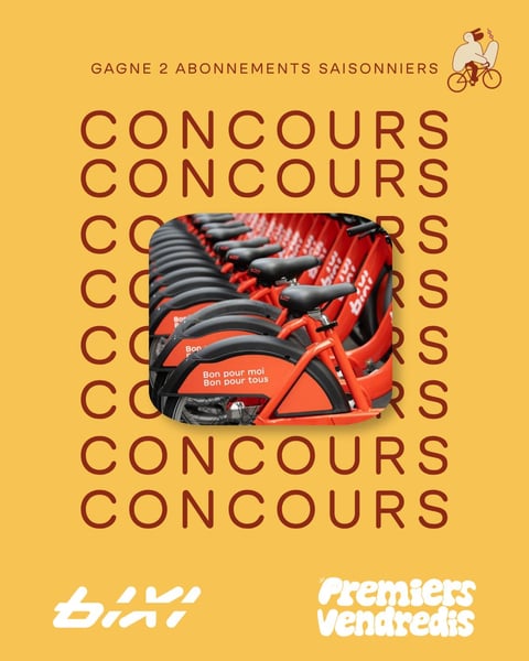 Concours Gagnez 2 abonnements saisonniers BIXI Montréal!
