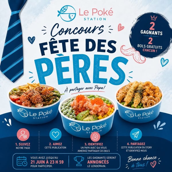 Concours Gagnez 2 bols Le Poké Station!