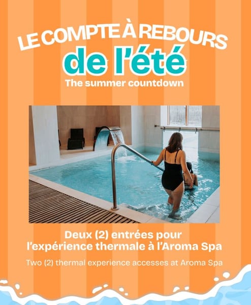Concours Gagnez 2 expériences thermales à l’Aroma Spa!