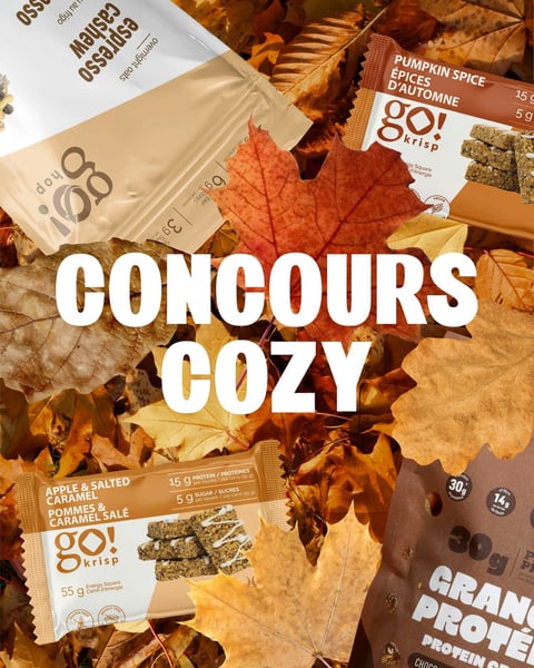 Concours Gagnez 200$ en collations Go Nutrition!