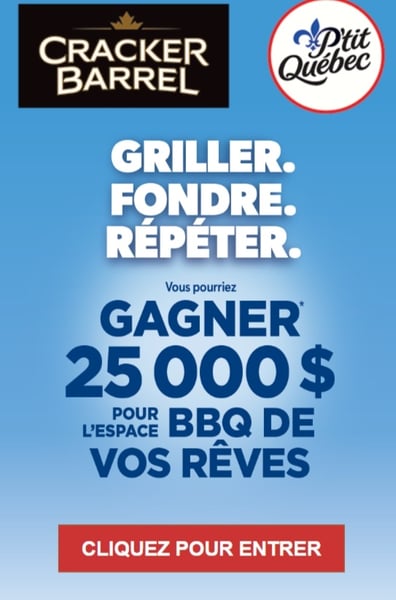 Concours Gagnez 25 000$ pour l'espace BBQ de vos rêves!