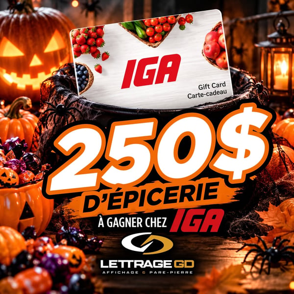 Concours Gagnez 250$ d'épicerie!