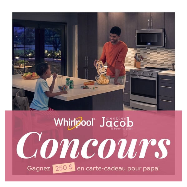 Concours Gagnez 250$ en cartes-cadeaux chez Meubles Jacob!