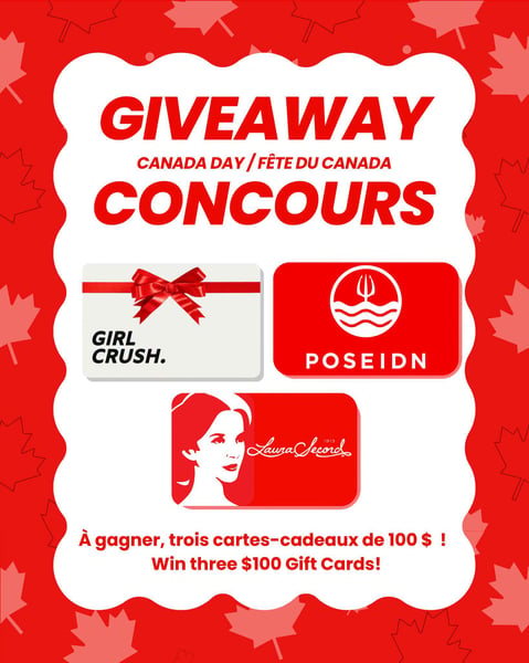 Concours Gagnez 3 cartes-cadeaux de 100$!