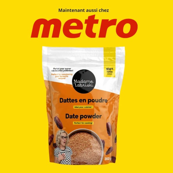 Concours Gagnez 3 sacs de dattes en poudre Madame Labriski﻿!