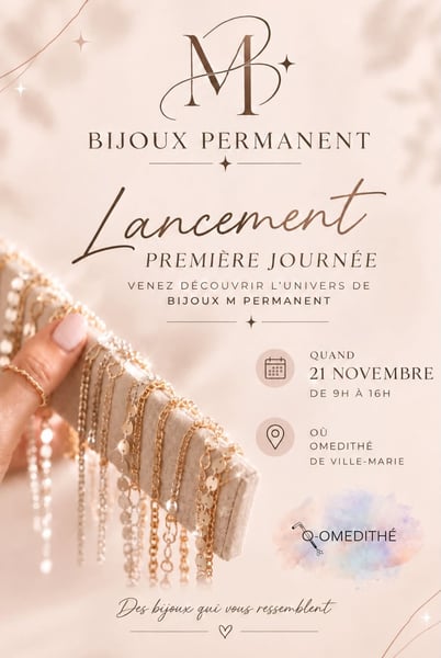 Concours Gagnez 50$ de rabais sur un bijou et une boisson de votre choix!