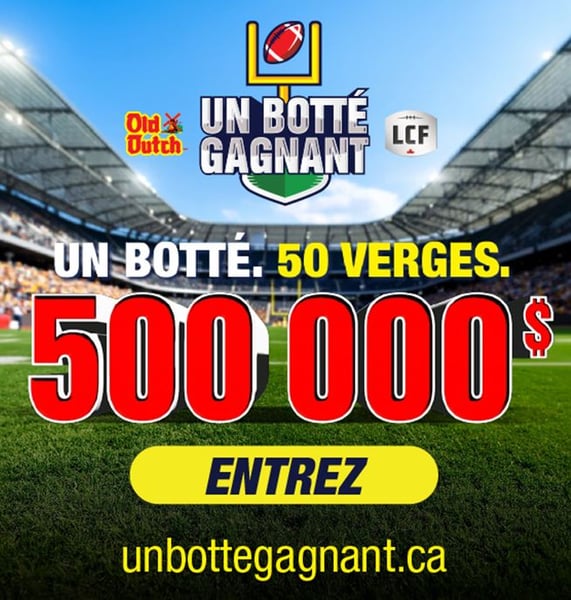 Concours Gagnez 500 000$ lors de la finale de la division Ouest!