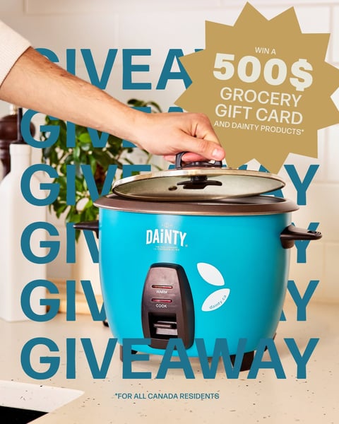 Concours Gagnez 500$ d’épicerie et de produits Dainty!