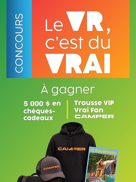 Concours Gagnez 5000$ en chèques-cadeaux échangeables chez l’un des membres participants ACVRQ!