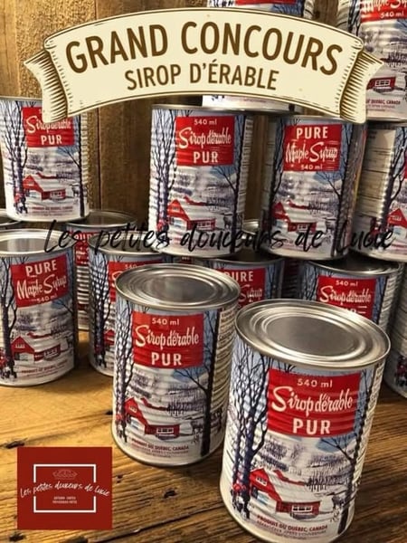Concours Gagnez 8 cannes de sirop d'érable!