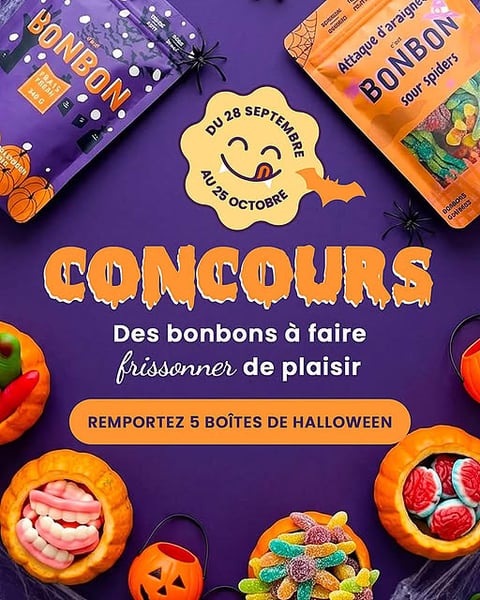Concours Gagnez cinq boîtes de bonbons!
